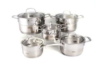 with glass lids 1539 GALA Cookware Set