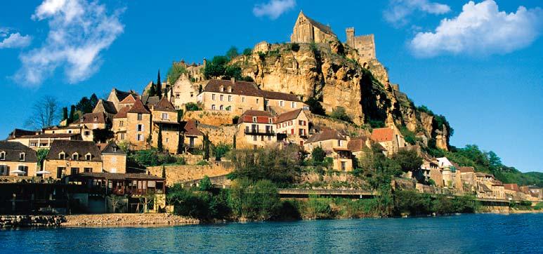 Visit the Château de Beynac, which soars dramatically above the Dordogne River Valley. Once a stronghold of Richard the Lionheart, it remained a highly prized strategic outpost for centuries.