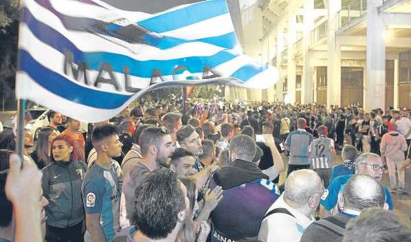 However, Sunday night showed that Malaga fans were not yet ready to throw in the towel.