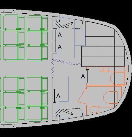 A320 Space-Flex - New rear Galley/Lavatory configuration