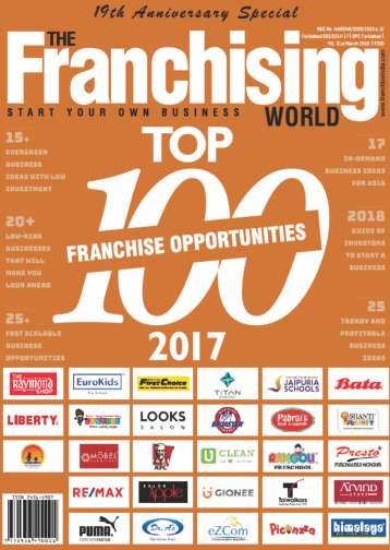 20th Anniversary ISSUE MEDIA KIT 2018 The Franchising World will celebrate its 20th Anniversary by releasing its thickest and most powerful issue for 2018.