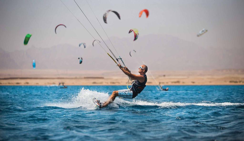 KITESURFING TASTE EXHILARATION Learn to harness the power of the wind at Somabay s 7BFT Kite House.