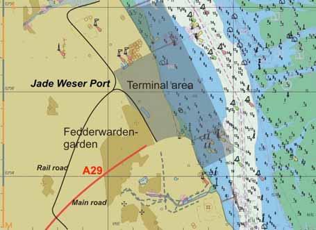 Figure 68: Physical orientation of Jade Weser Port area Figure 69: Jade Weser Port terminal by 2010 APPENDIX 1: