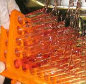# Color Qty/Pk Qty/Cs S510-50O Orange 1 Silicone tabs around each opening securely hold tubes in place. The UniRack TM Jr.