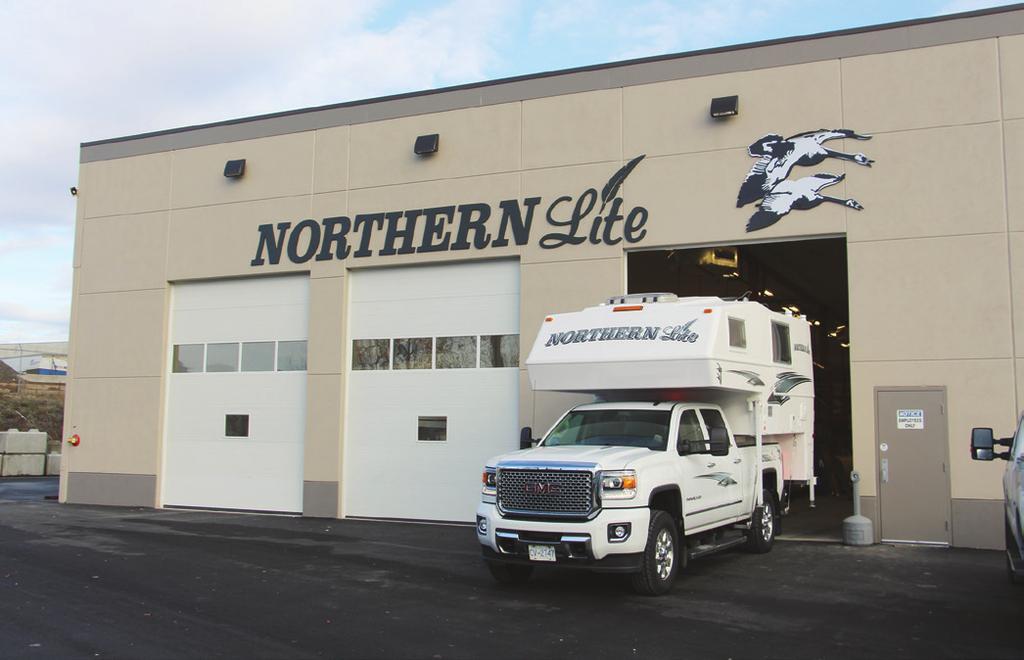 FACTORY TOUR Northern Lite Campers are built using fiberglass molds in a process
