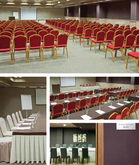 CONVENTION CENTER Convention center MK Mountain Resort extends to a total area of 3.000sqm and representing one of the leading convention centers in Serbia.