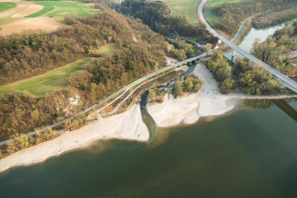 3.2.2 Reconstruction of the mouth of river Pielach and Lateiner Altarm Improvement of fish passage from River Danube into River Pielach by extension of the Pielach section at the mouth.