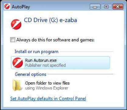 U prozoru Auto Play Removable disk (x:) traži se dopuštenje za pristup memorijskom dijelu USB Keyja. Možete ga otvoriti klikom na Open folder to view files kako biste vidjeli njegov sadržaj. Slika 4.