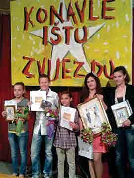 razreda OŠ Cavtat s pjesmom Ju Veux, drugo mjesto pripalo je prošlogodišnjoj pobjednici Nikolini Rilović učenici 8.