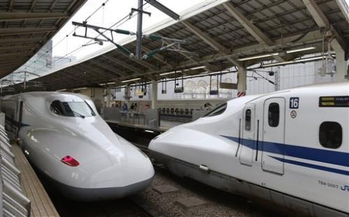 World's first bullet train, made in Japan, turns 50 1 October 2014, by Emily Wang and a half hours off the 513-kilometer (319-mile) journey.