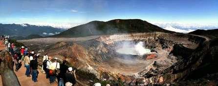 Our first stop is at the Poas Volcano National Park, where you will have a chance to walk right up to the craters edge.
