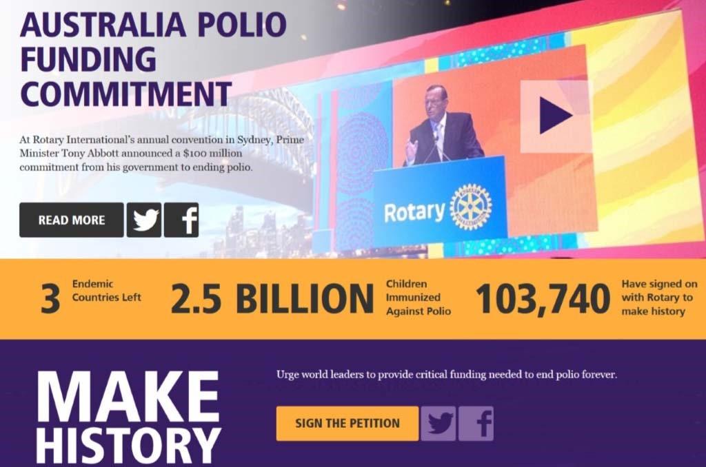 Eighty percent of the world is now certified polio free, and two of the three strains of the disease have been eradicated, according to Dr.