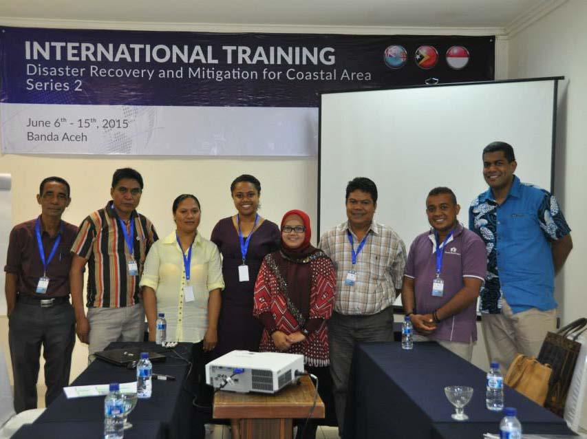 Recent International Trainings International Training on Disaster Recovery and