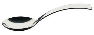 Additional Items TOP SELLER Bended appetizer spoon, stainless steel CF 1CP 5,1/2 STOCK Appetizer curved spoon, stainless