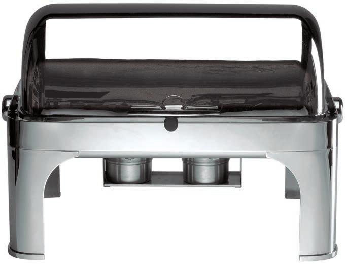 Buffet STOCK Rectangular rolltop chafing dish GN In H.