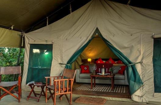 13 Lemala Ngorongoro Camp is an intimate camp set in an ancient acacia forest on the rim of the Crater.