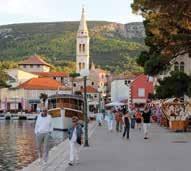 Hvar port is regarded as perhaps the most beautiful within the Dalmatian Islands. The cobbled alleys which wind up from the big, open main square are littered with restaurants, cafés and shops.