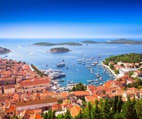 Day 4 Visit the island of Hvar, voted one of the ten most beautiful islands in the world and known for the healing qualities of its pure air and crystal clear sea.