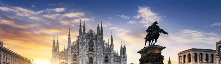 REGULAR TOURS IN MILAN ** MULTI LANGUAGE TOURS ** Rates per person valid from 01 April 2018 to 31 October 2018 INDEX CITY TOURS