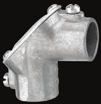 EMT Pull Elbows and onduit Fittings I5204 / I5206 I5304 / I5306 / I5308-G / I5310-G Zinc Die ast Locknut -G: with gasket.