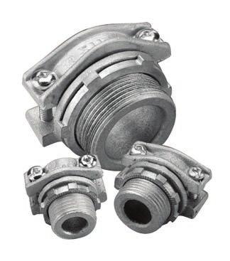 Non-Watertight Fittings Two-Screw Fittings These two-screw fittings have a wide array of industrial applications in dry locations.
