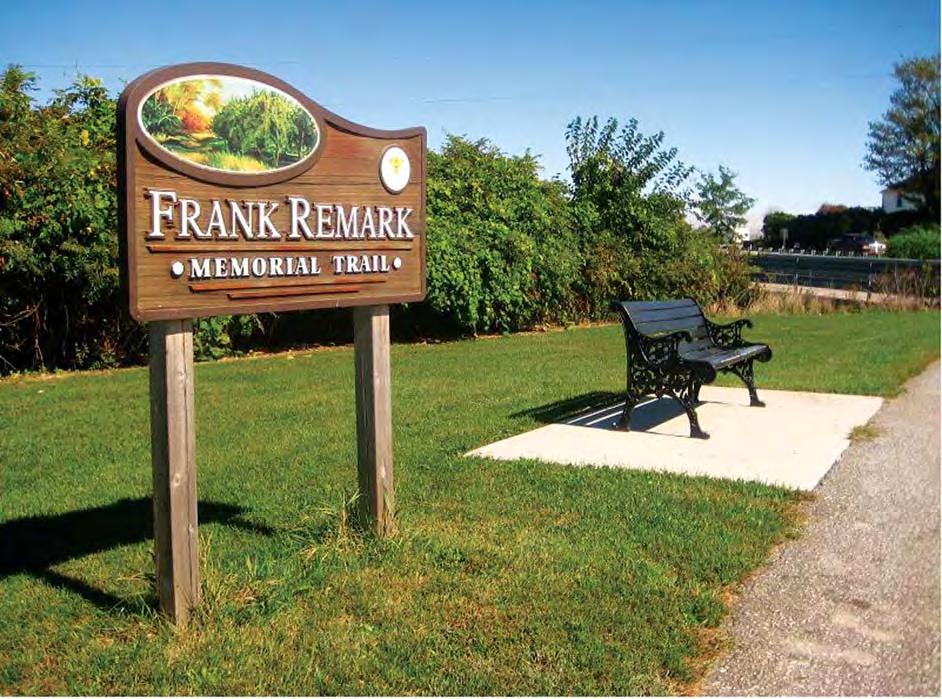 Frank Remark Memorial Trail Highlights: Length: Surface: Stroll, run or cycle a route that transitions from