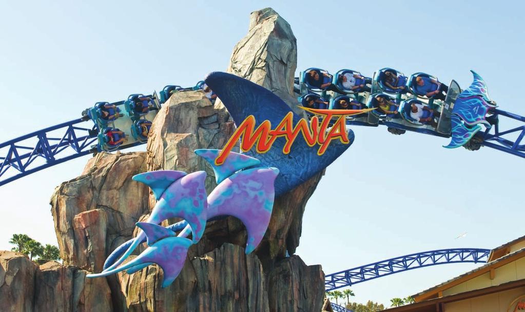 MANTA Thrilling double-launch roller coaster Ride Access: Mobility-impaired guests should see the team member at the ride entrance.