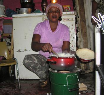 In Africa and parts of Asia, millions of women cook on open fires and portable stoves - called bucket stoves in Asia and jikos in Africa.