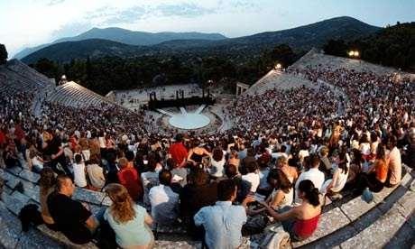 Epidaurus Test the near perfect acoustics at the
