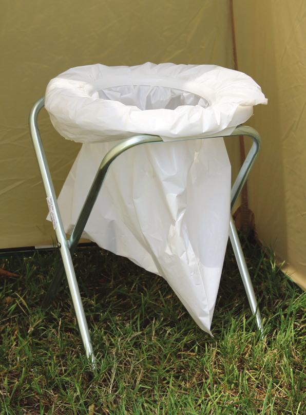 Camping Accessories 15130 Portable Toilet Heavy-duty tubular steel legs