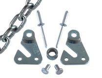 5/16 Triangle pieces (1) 8 Length 3/16 chain 404600