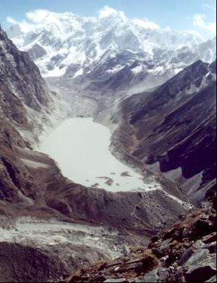 the Tsho Rolpa Glacial Lake from 1957 to 2000