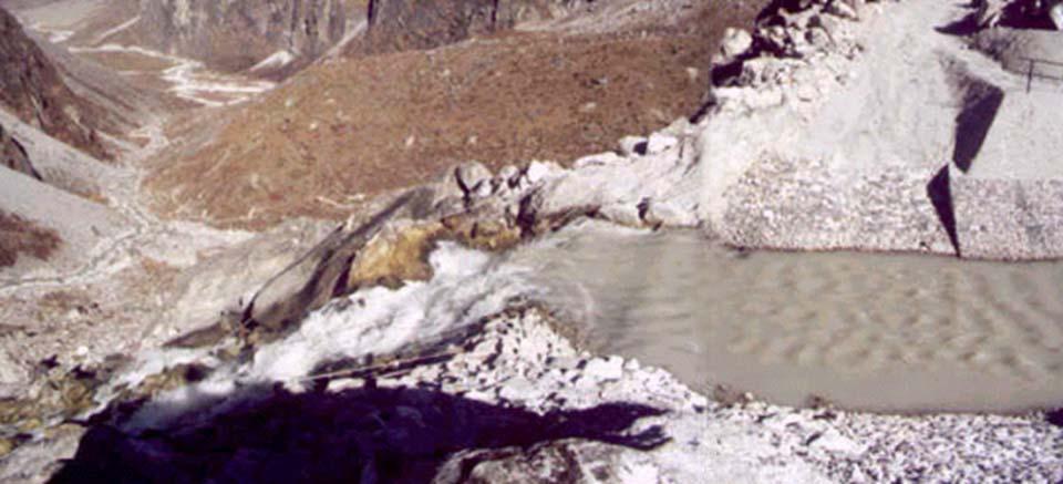 Rolpa Glacial Lake in Nepal