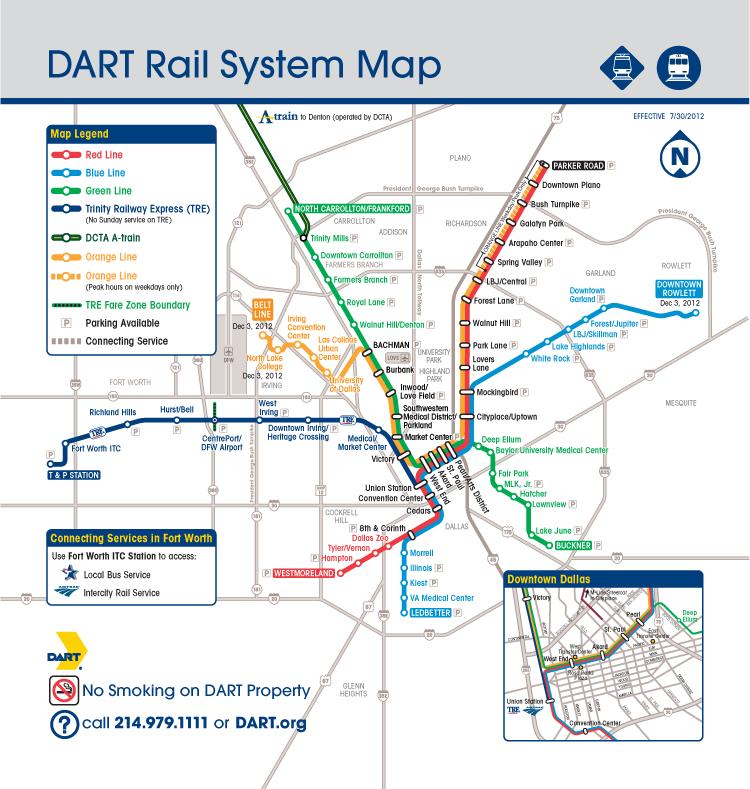 Figure 38 New DART System Map with Interlined Orange and Red
