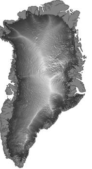 Greenland Ice Sheet: Radar Image