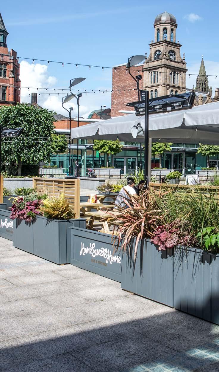 Case Study Beautiful Drinks, Manchester Branding to make an impact. Increase use of outdoor space.