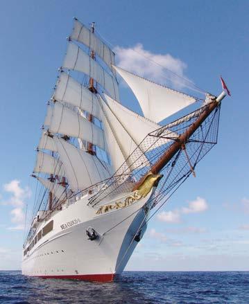Category 6 cabin Sea Cloud II Christened in 2001, the Sea Cloud II is perhaps the most luxurious three-masted sailing yacht on the seas today.