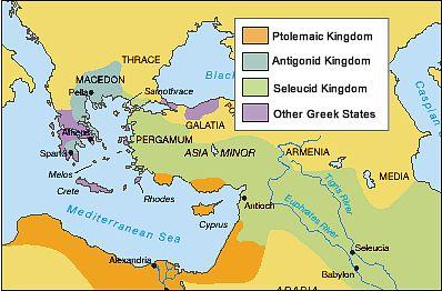 Samantha Ross AP World History P.4 Packet: C Political: Dynasties After the death of Alexander, the Greek empire was broken into three major kingdoms.