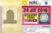Student year and Term Time tickets Solo Young person Adult (18 and
