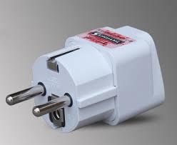Electrical outlets Type B to C/E convertor for the outlet itself. Austria runs on 220V. The U.S. runs on 110V.
