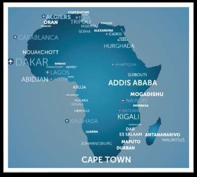 AFRICA ROUTES Freighter Frequency WB Frequency Region Destination Fr.