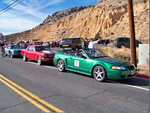 RMCC Newsletter December, 2013 Page 9 Virginia City Nevada Parade Contributed by: Gary Witttmuss and Bonnie Moffett Fifteen RMCC Mustangs and around 30 Club