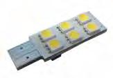 8W Used to replace the traditional MR11 halogen bulb, has x12 super bright LEDs and a luminous flux of 150 lumens.