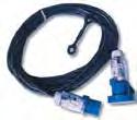amp rating per pole 35A at 12V 500-90006N ELECTREX 10M ANGLED CARAVAN SUPPLY LEAD A supply lead for caravans and motorhomes allowing for connection to camp site power