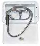800-05902 EXTERNAL SHOWER BOX WATERMARKED - WHITE SHOWER HOSES 800-06028 HAND HELD SHOWER KIT Includes