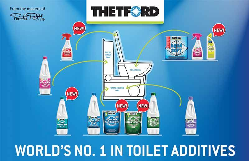 7 THETFORD TOILET ADDITIVES THETFORD TOILET ADDITIVES Your Thetford Toilet is the best mobile toilet in the market.