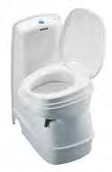Choose from various models. All Thetford Cassette Toilets come with a 3 year warranty. C402 C A bench model toilet with integrated water tank and electric flush. The C402 comes with a bigger 19.