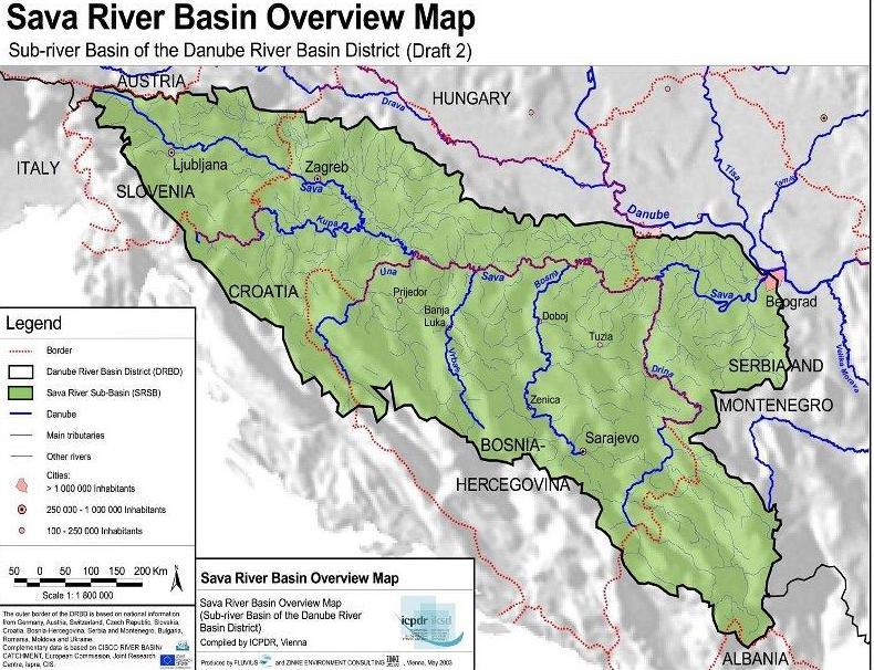 Sava common fate Catastrophic event on one end spread over the whole Basin Catastrophic floods from May 2014, as well as 2015 and 2016 Situation in B&H in this aspect