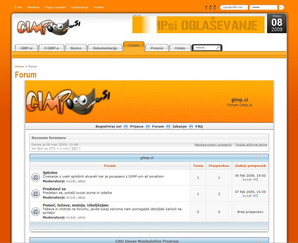 T. Černevšek, U. Rotnik: Slovenski GIMP-portal Stran: 51 Za gumbe smo na spletni strani www.dafont.com (29. 11. 2008) poiskali pisavo, ki nam je bila najbolj všeč.