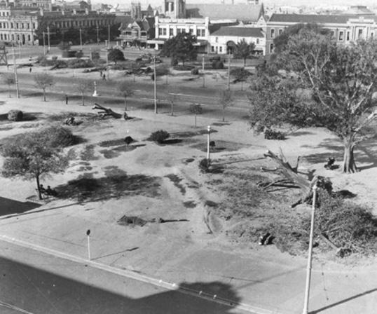 In 1848, Governor Robe conveyed to Bishop Augustus Short an acre of land in the centre of Victoria Square as a site for a cathedral.